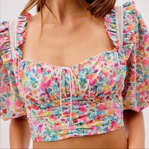 For Love and Lemons Claude Top. New with Tags. Large.